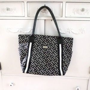 Tommy Hilfiger Black And White Tote Bag